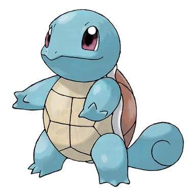 official artwork of squirtle